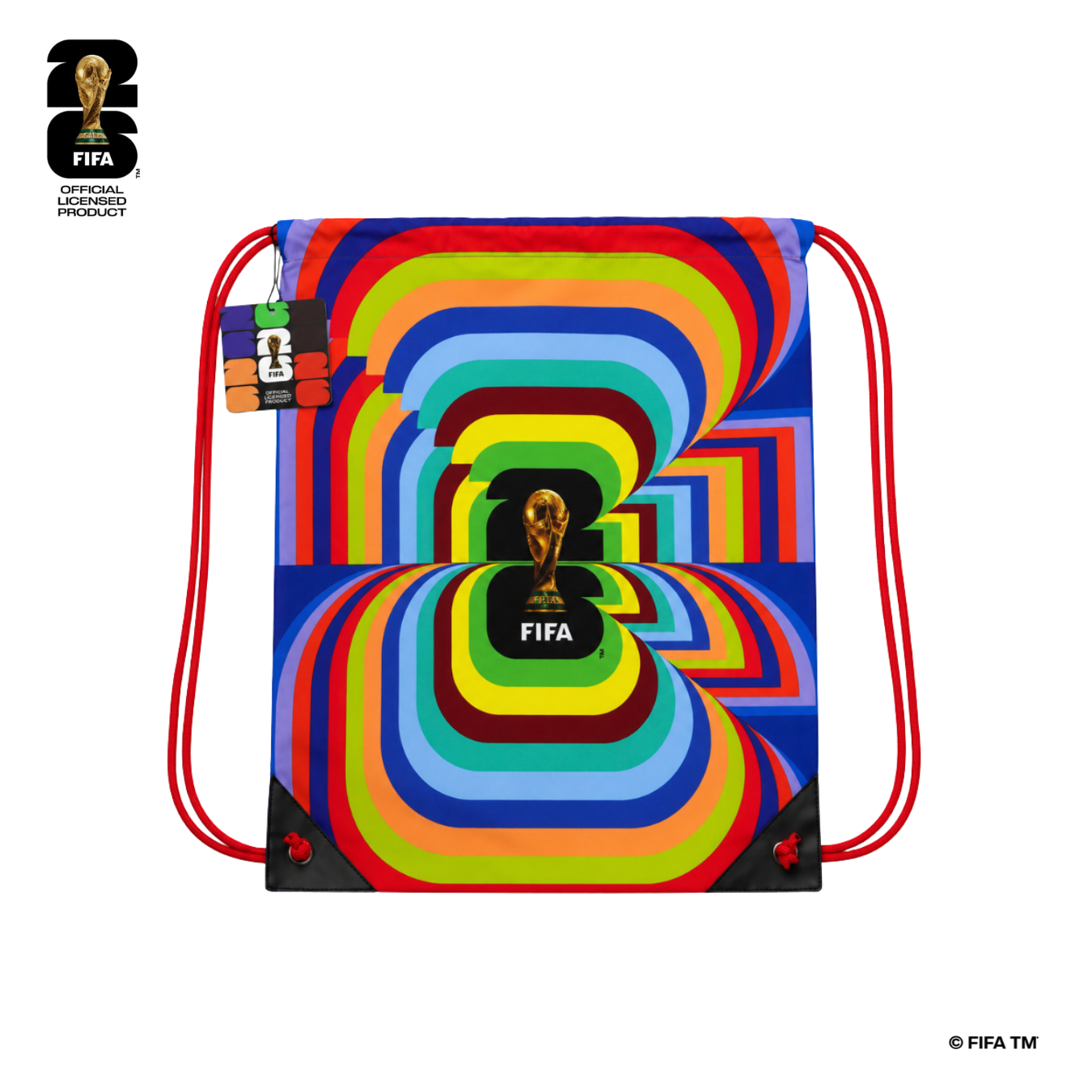 FWC26 Official Multicolor Drawstring Bag - حقيبة FWC26 Official Multicolor Drawstring Bag - حقيبة