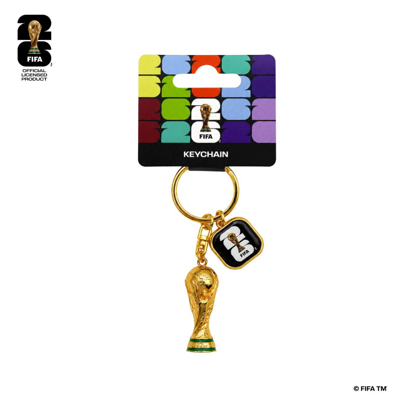 FWC 2026 3D Trophy with Emblem Keychain - أكسسوار