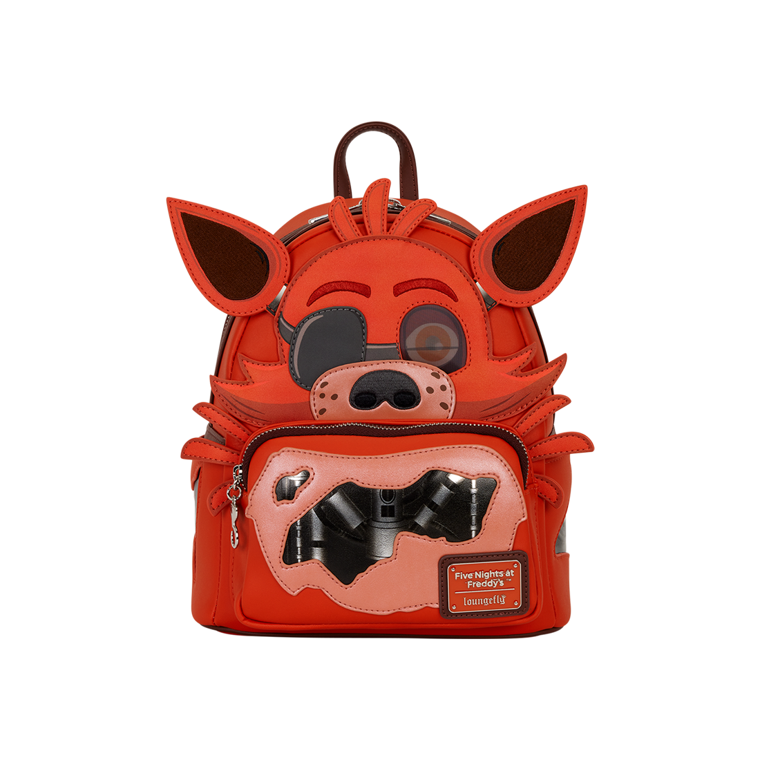 Loungefly! Leather: NYCC Five Nights At Freddy'S Foxy Mini Backpack - حقيبة Loungefly! Leather: NYCC Five Nights At Freddy'S Foxy Mini Backpack - حقيبة