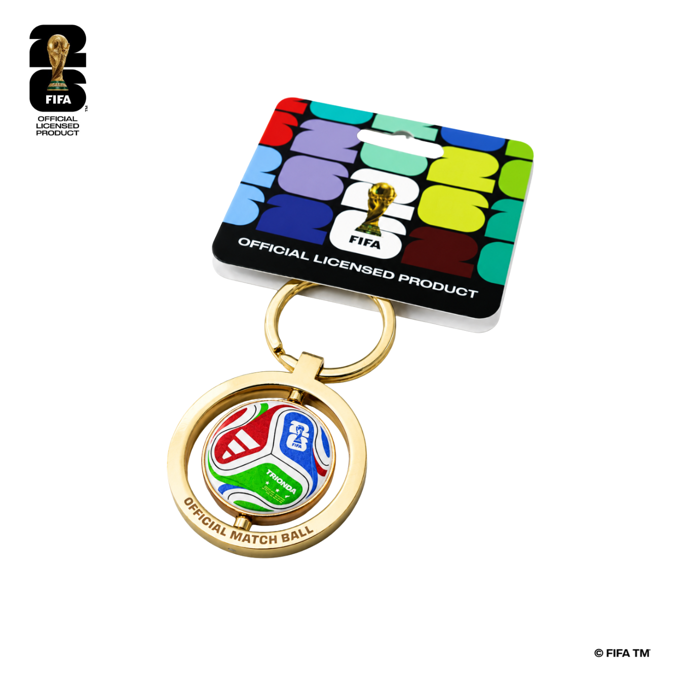 FWC 2026 Spinning Key Ring, Header Card - أكسسوار FWC 2026 Spinning Key Ring, Header Card - أكسسوار