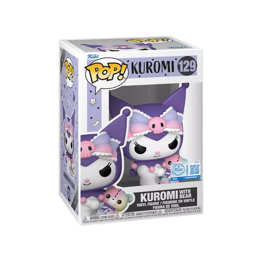Funko Pop! Animation: Sanrio - Kuromi with Bear #129 - مجسم