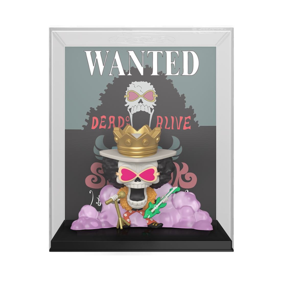 Funko Pop Cover! Animation: One Piece - Brook (Wanted)(Exc) #2220 - مجسم Funko Pop Cover! Animation: One Piece - Brook (Wanted)(Exc) #2220 - مجسم