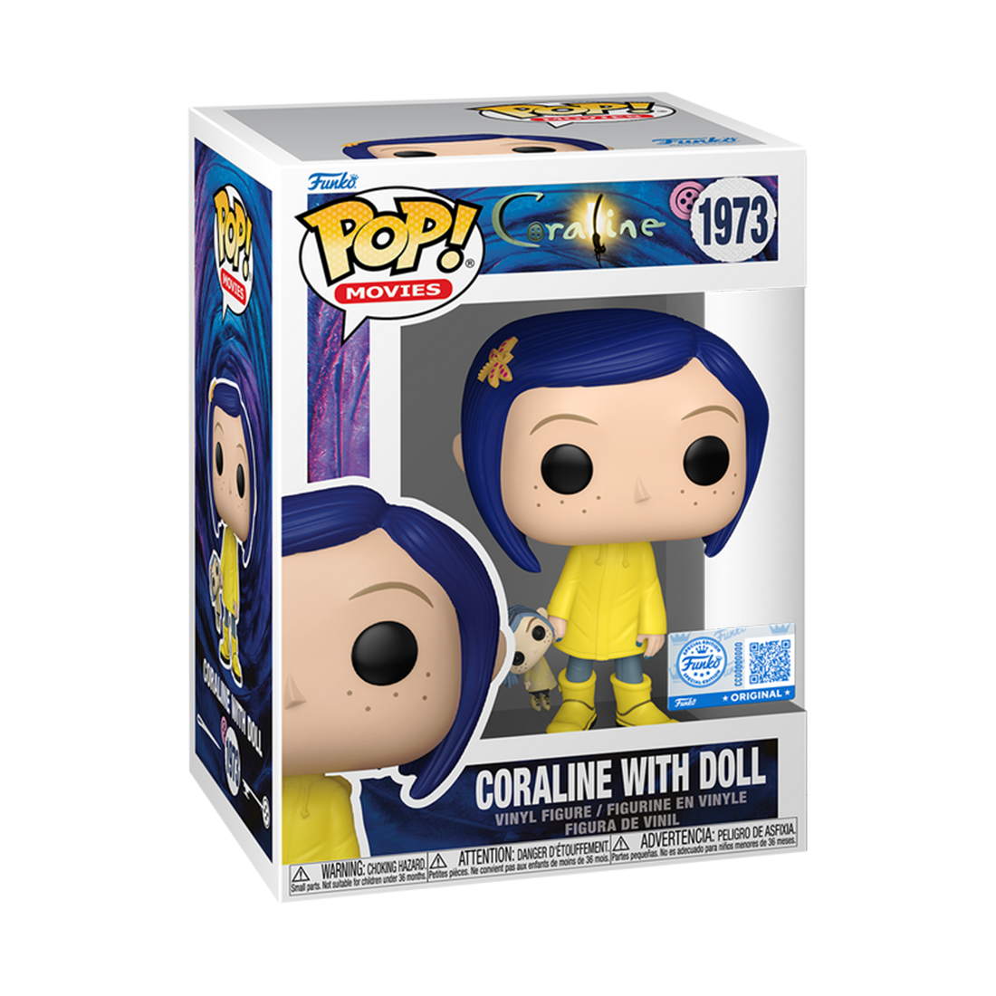 Funko Pop! Movies: Coraline - Coraline with Doll (Exc) #1973 - مجسم