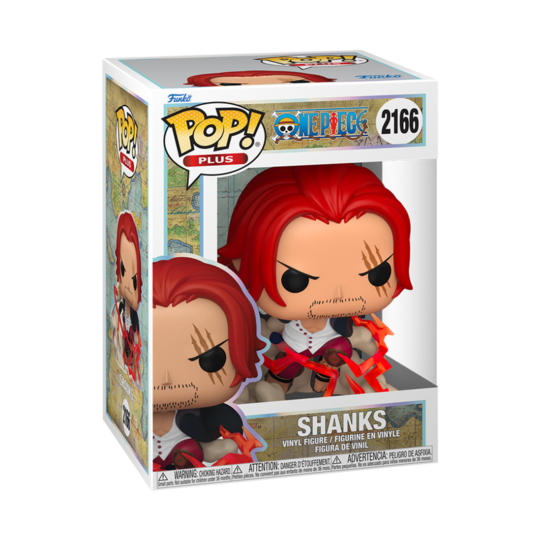 Funko Pop Plus! Animation: One Piece - Shanks #2166 - مجسم