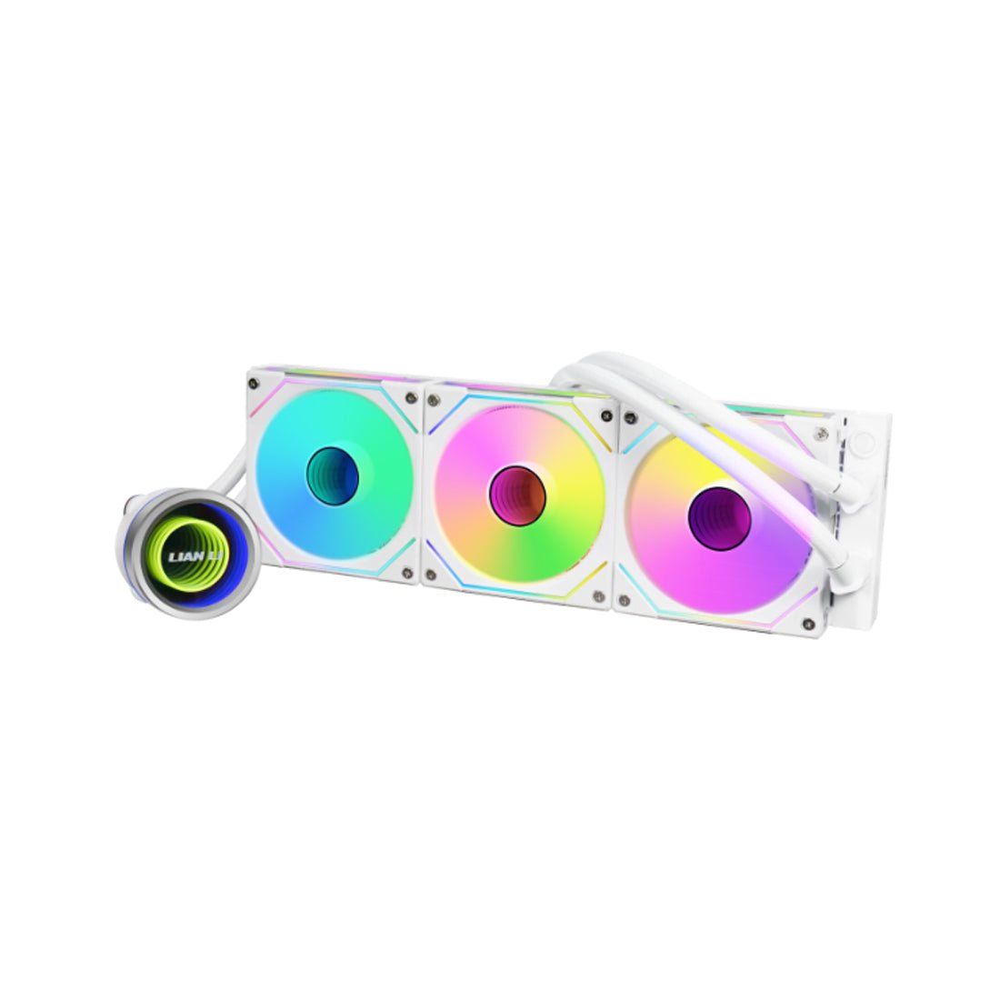Lian Li GA II Trinity 360mm Liquid Cooler - White - مبرد - Store974 Electronics WLL | ستور٩٧٤ للالكترونيات ذ.م.م