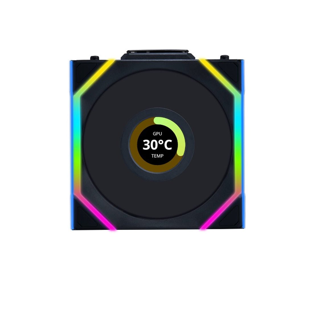 Lian Li Uni Fan SL120 LCD Single Fan - Black - مروحة تبريد - Store974 Electronics WLL | ستور٩٧٤ للالكترونيات ذ.م.م