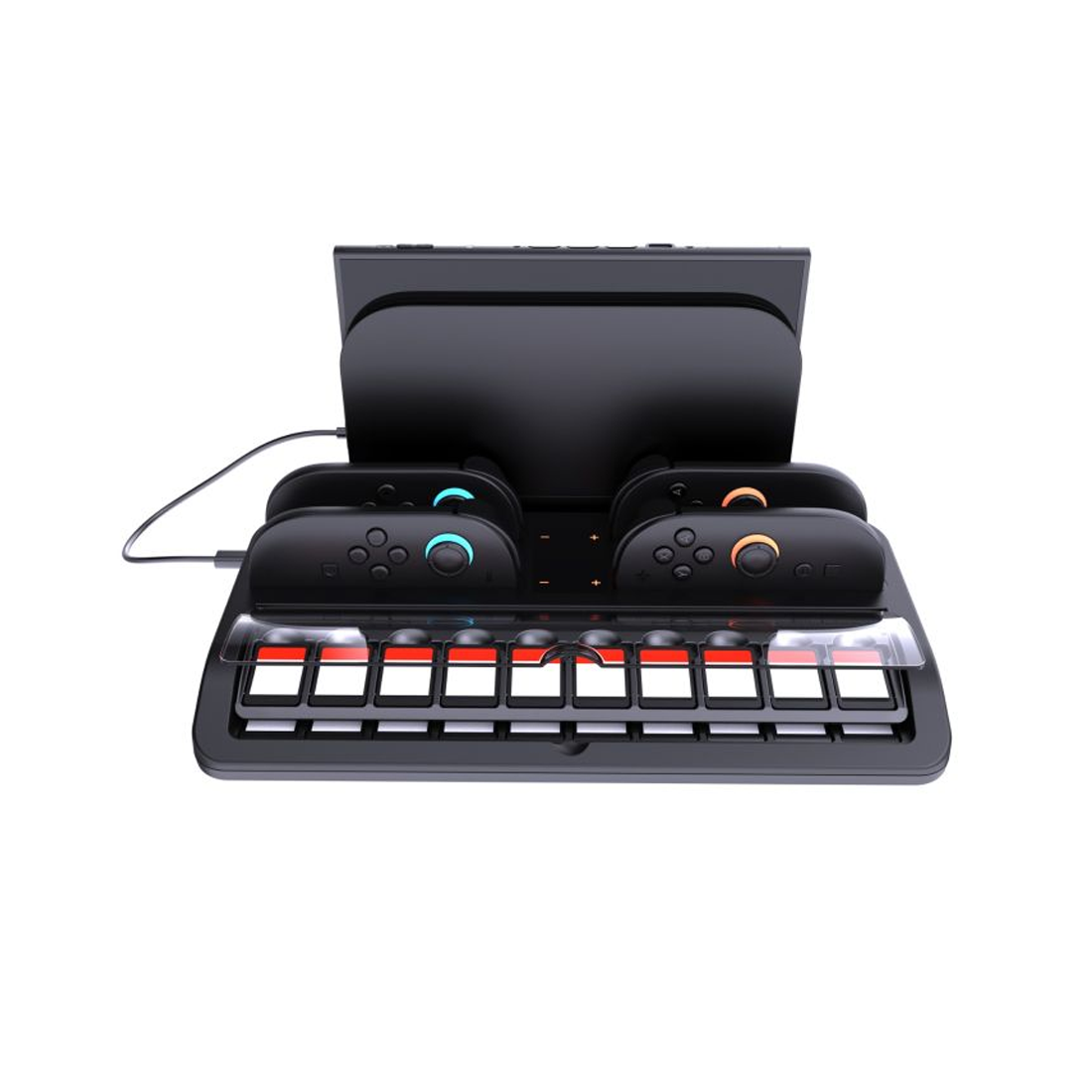 GamerTek Charge & Play Dock For Joy-Con 2 - Black - أكسسوارات