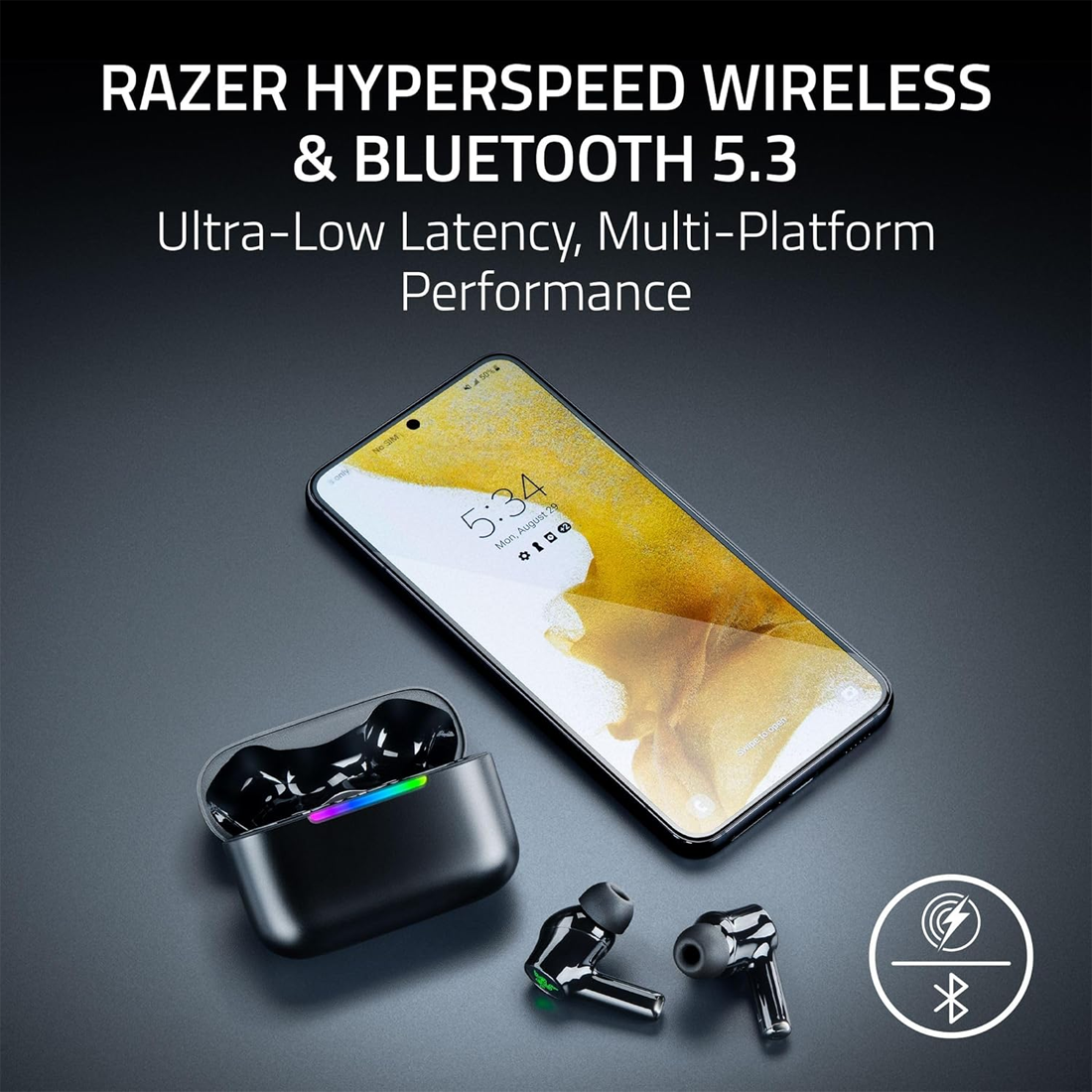 Razer Hammerhead V3 X HyperSpeed Wireless Earbuds - سماعات Razer Hammerhead V3 X HyperSpeed Wireless Earbuds - سماعات