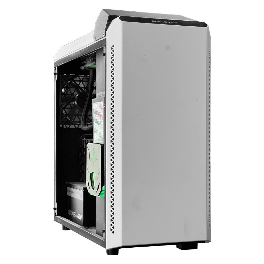 (Pre-Owned) Gaming PC Intel Core i5-9600K w/ Zotac GTX 1660 Ti & Deepcool Gamerstorm Baronkase - White - كمبيوتر مستعمل - Store 974 | ستور ٩٧٤