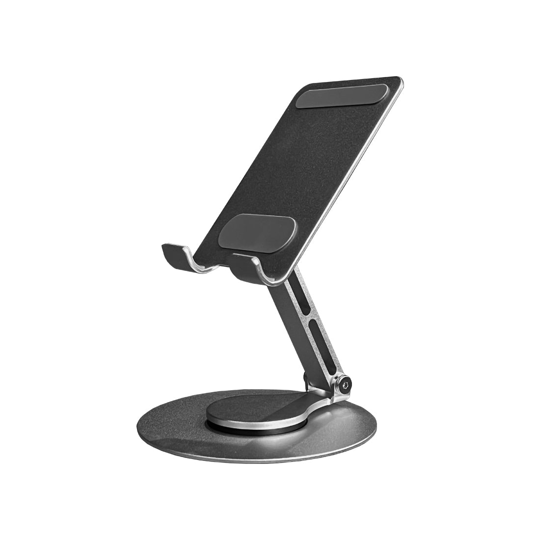 Multifunctional Rotatable Foldable Stand for Phones & Tablets - Grey - قاعدة Multifunctional Rotatable Foldable Stand for Phones & Tablets - Grey - قاعدة