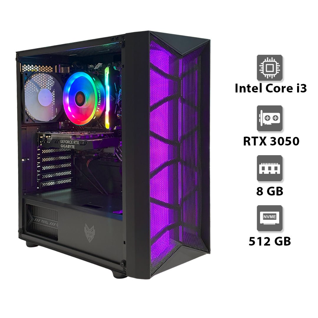 Iron Pulse Build - 14100RTX3050B-13 | كمبيوتر آيرون بالس