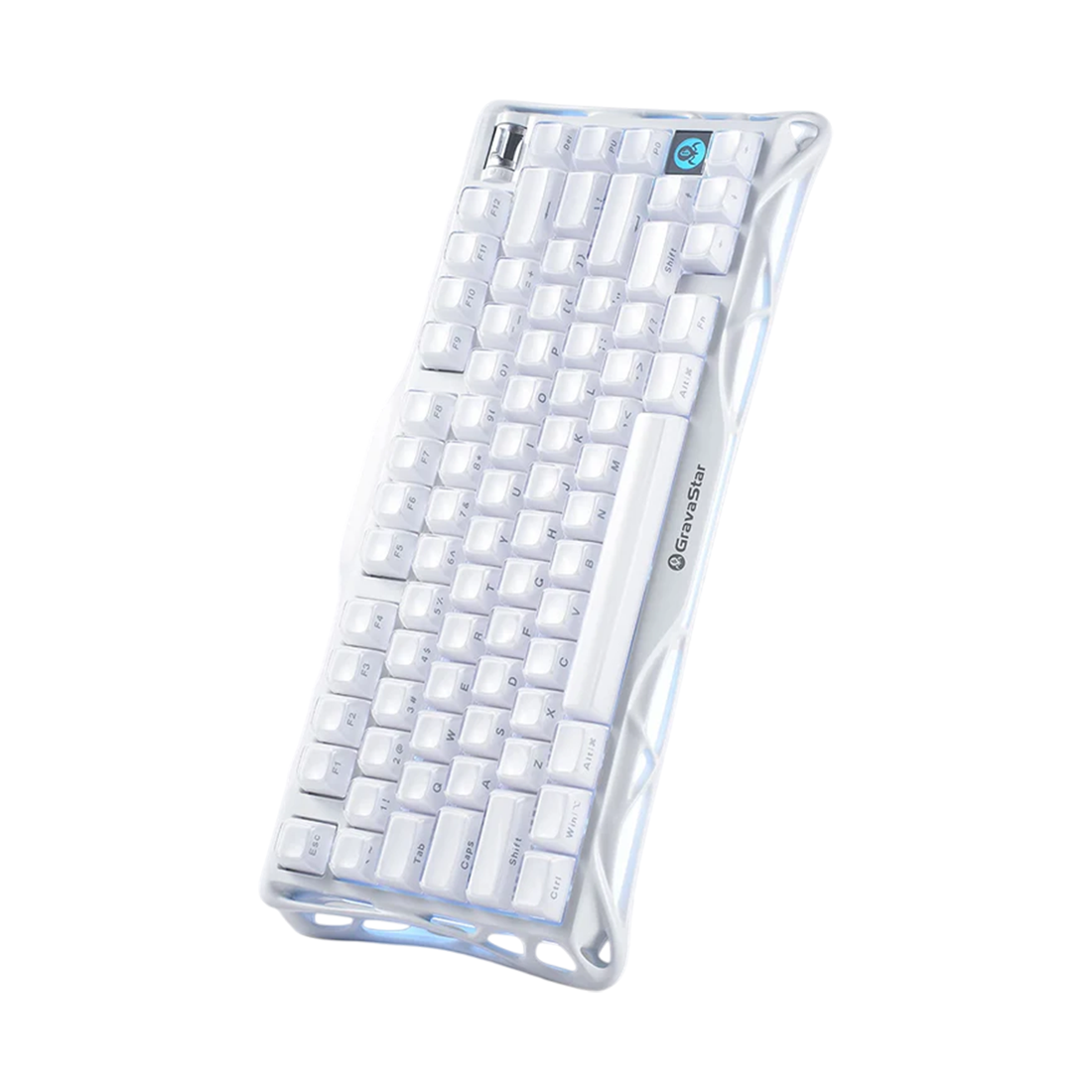 GravaStar Mercury K1 75% Wireless Mechanical Gaming Keyboard Special Edition - White - لوحة مفاتيح GravaStar Mercury K1 75% Wireless Mechanical Gaming Keyboard Special Edition - White - لوحة مفاتيح