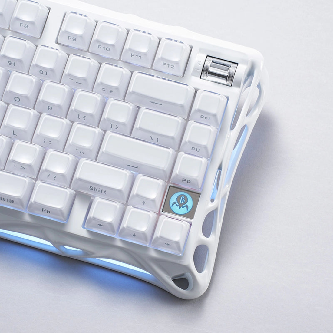 GravaStar Mercury K1 75% Wireless Mechanical Gaming Keyboard Special Edition - White - لوحة مفاتيح GravaStar Mercury K1 75% Wireless Mechanical Gaming Keyboard Special Edition - White - لوحة مفاتيح