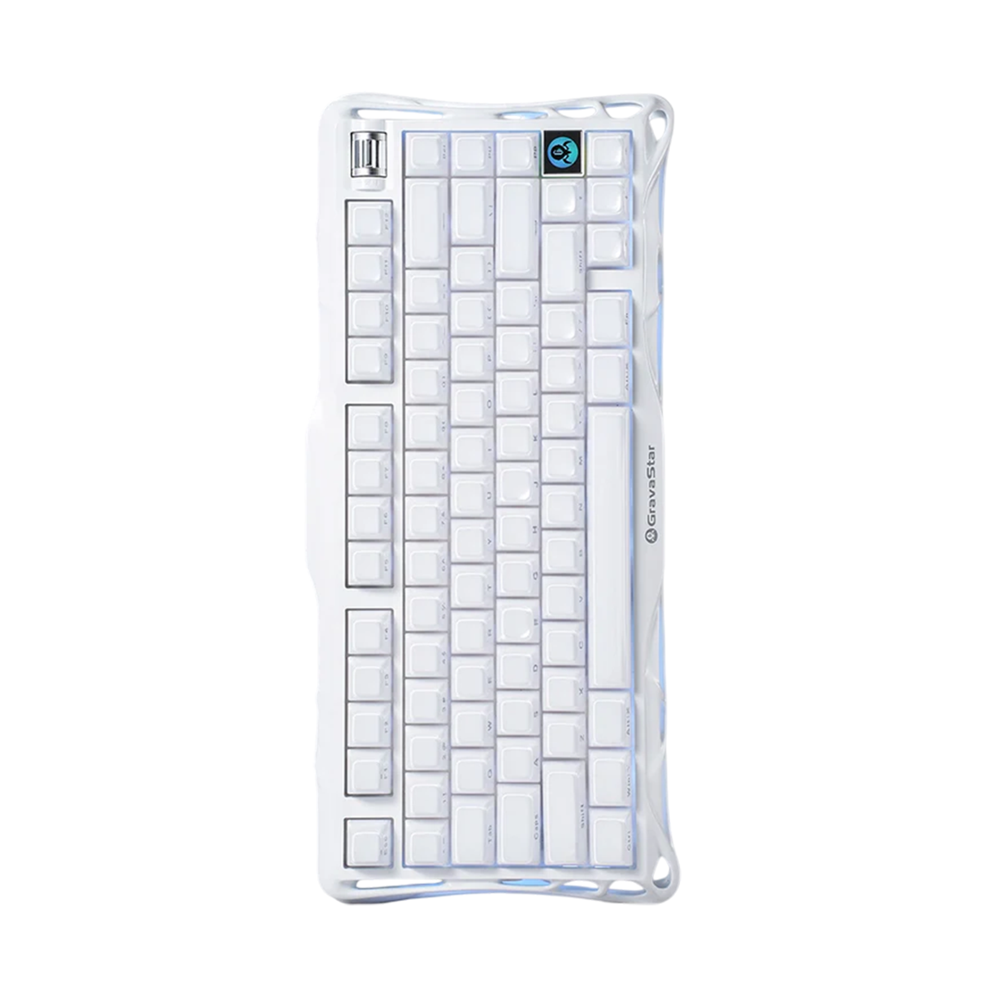 GravaStar Mercury K1 75% Wireless Mechanical Gaming Keyboard Special Edition - White - لوحة مفاتيح GravaStar Mercury K1 75% Wireless Mechanical Gaming Keyboard Special Edition - White - لوحة مفاتيح