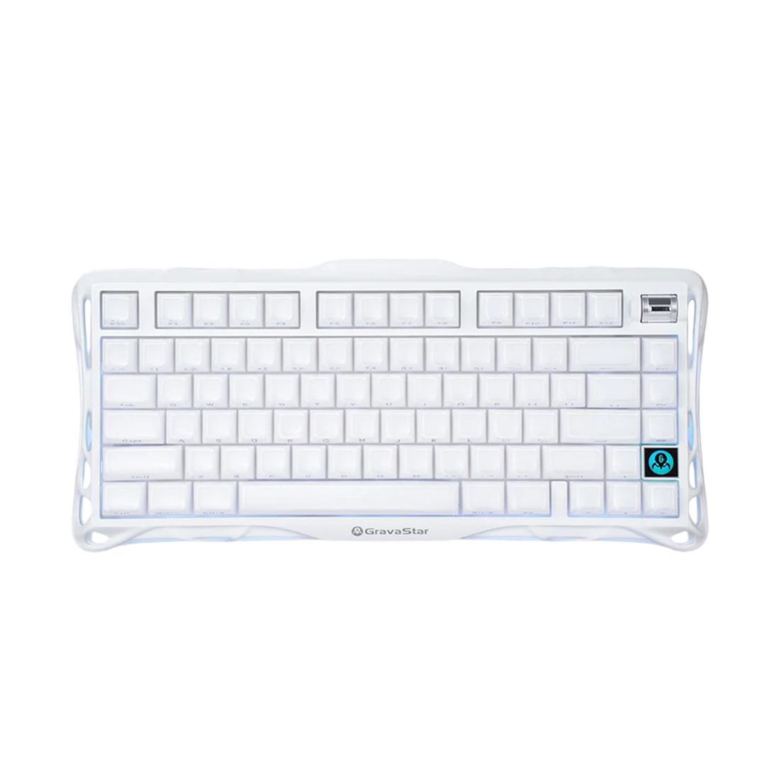 GravaStar Mercury K1 75% Wireless Mechanical Gaming Keyboard Special Edition - White - لوحة مفاتيح