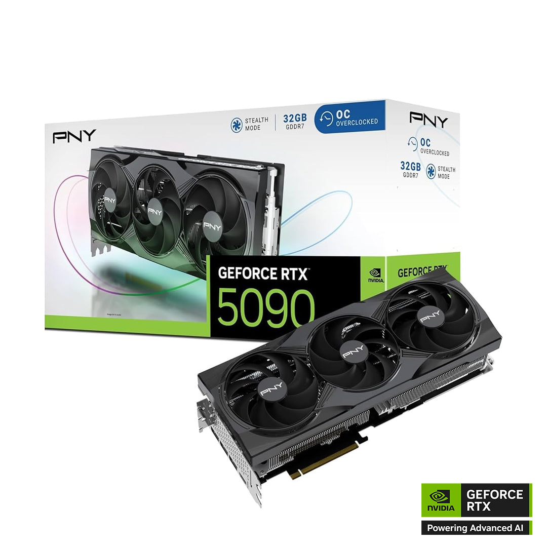 PNY Geforce RTX ™ 5090 32GB مراقبة ثلاثية المعجبين