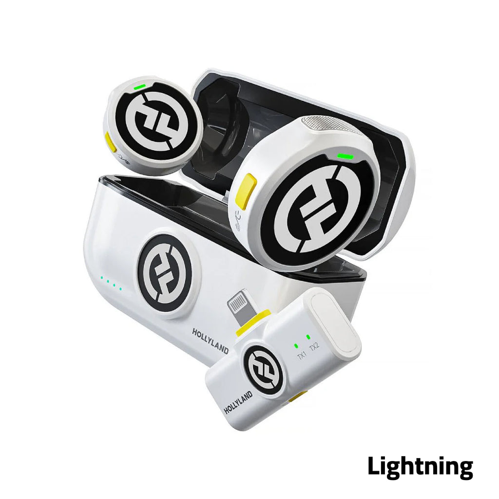 Hollyland LARK M2 DUO Wireless Microphone System with Lightning