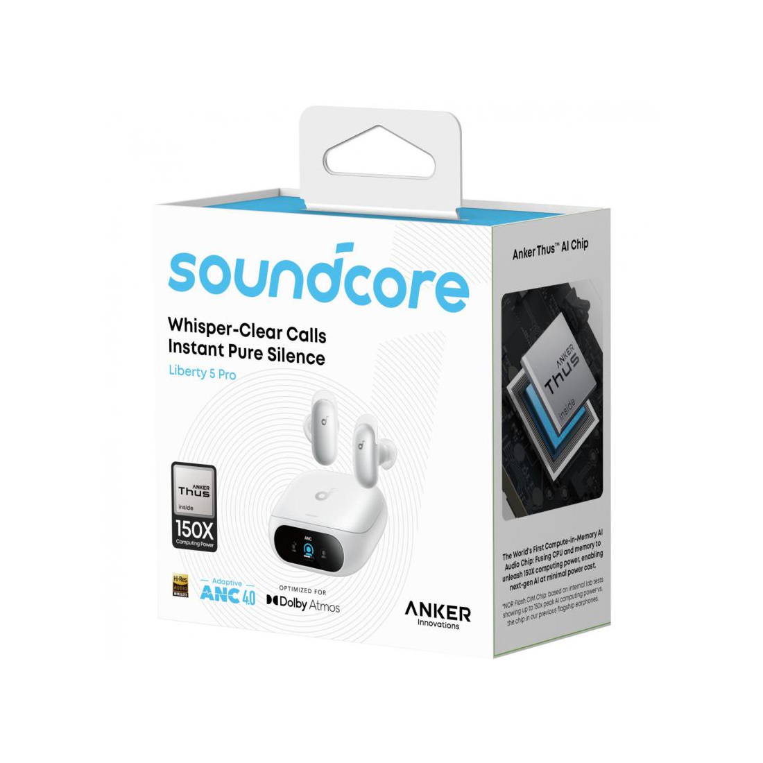 Anker Soundcore Liberty 5 Pro White - سماعات Anker Soundcore Liberty 5 Pro White - سماعات