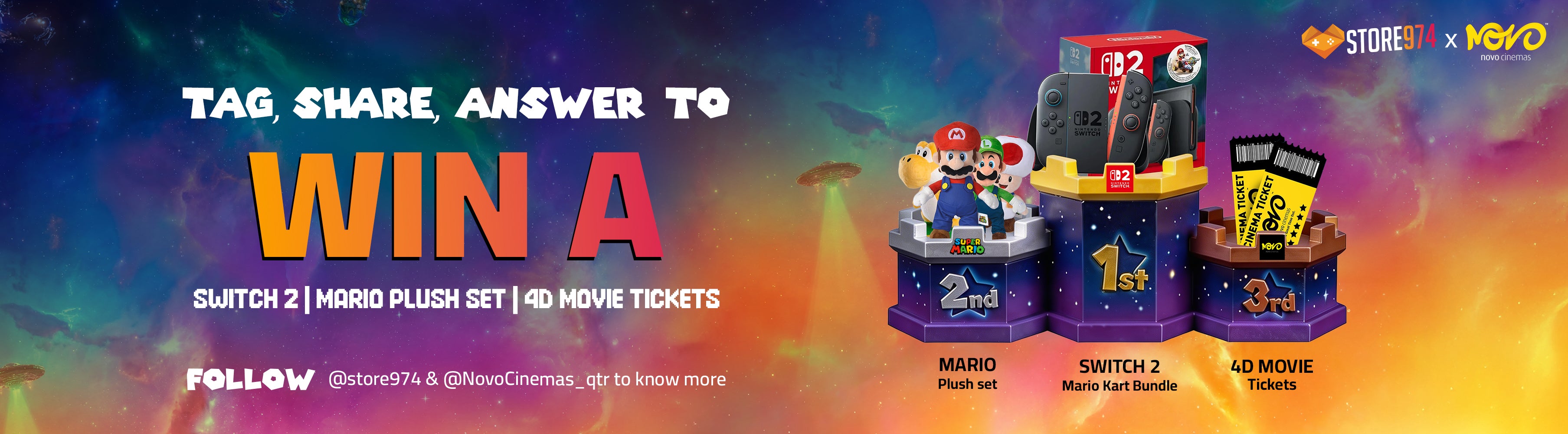 Super Mario Products Banner