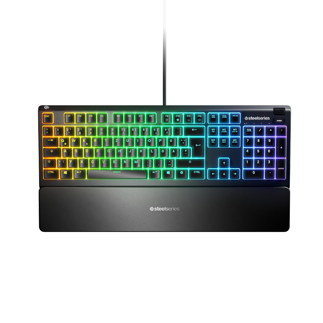 SteelSeries APEX 3 RGB Gaming Keyboard - Arabic Layout - لوحة مفاتيح - Store 974 Electronics WLL  | ستور٩٧٤ للالكترونيات ذ.م.م