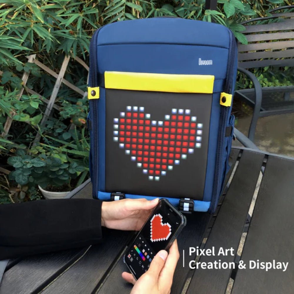 Divoom Pixoo Backpack S - Blue - حقybة Divoom Pixoo Backpack S - Blue - حقybة