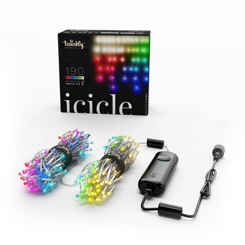 Twinkly Icicle 190L RGBW Light String - 5m - إضاءة Twinkly Icicle 190L RGBW Light String - 5m - إضاءة