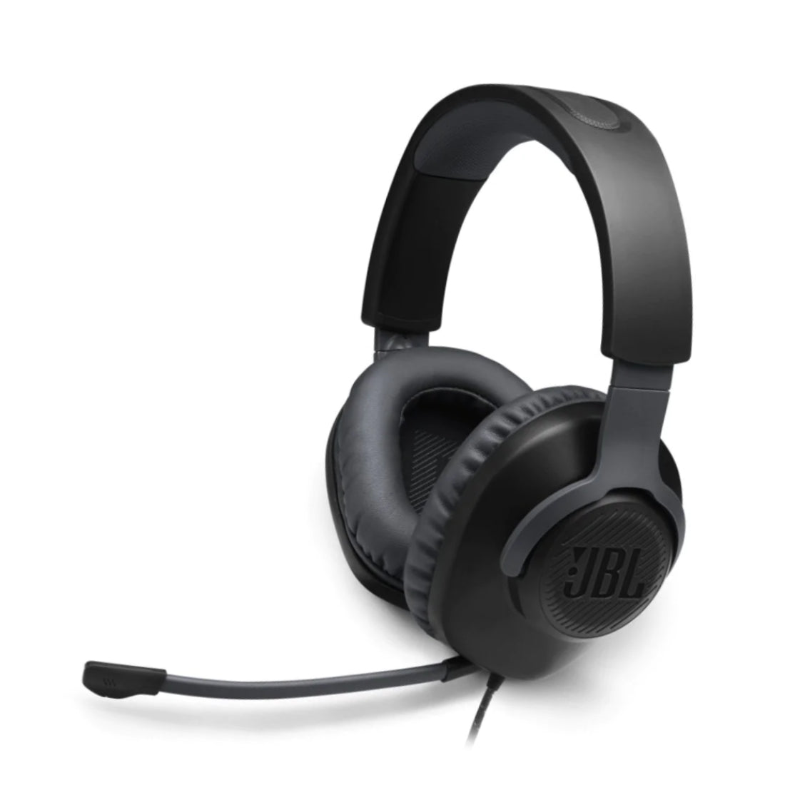 JBL Quantum 100 Wired Over-Ear Gaming Headset - Black - سماعة - Store 974 | ستور ٩٧٤