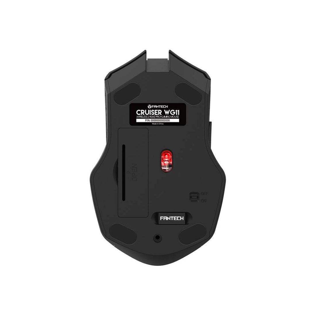 Fantech Cruiser WG11 Wireless Gaming Mouse - Black - فأرة - Store 974 | ستور ٩٧٤