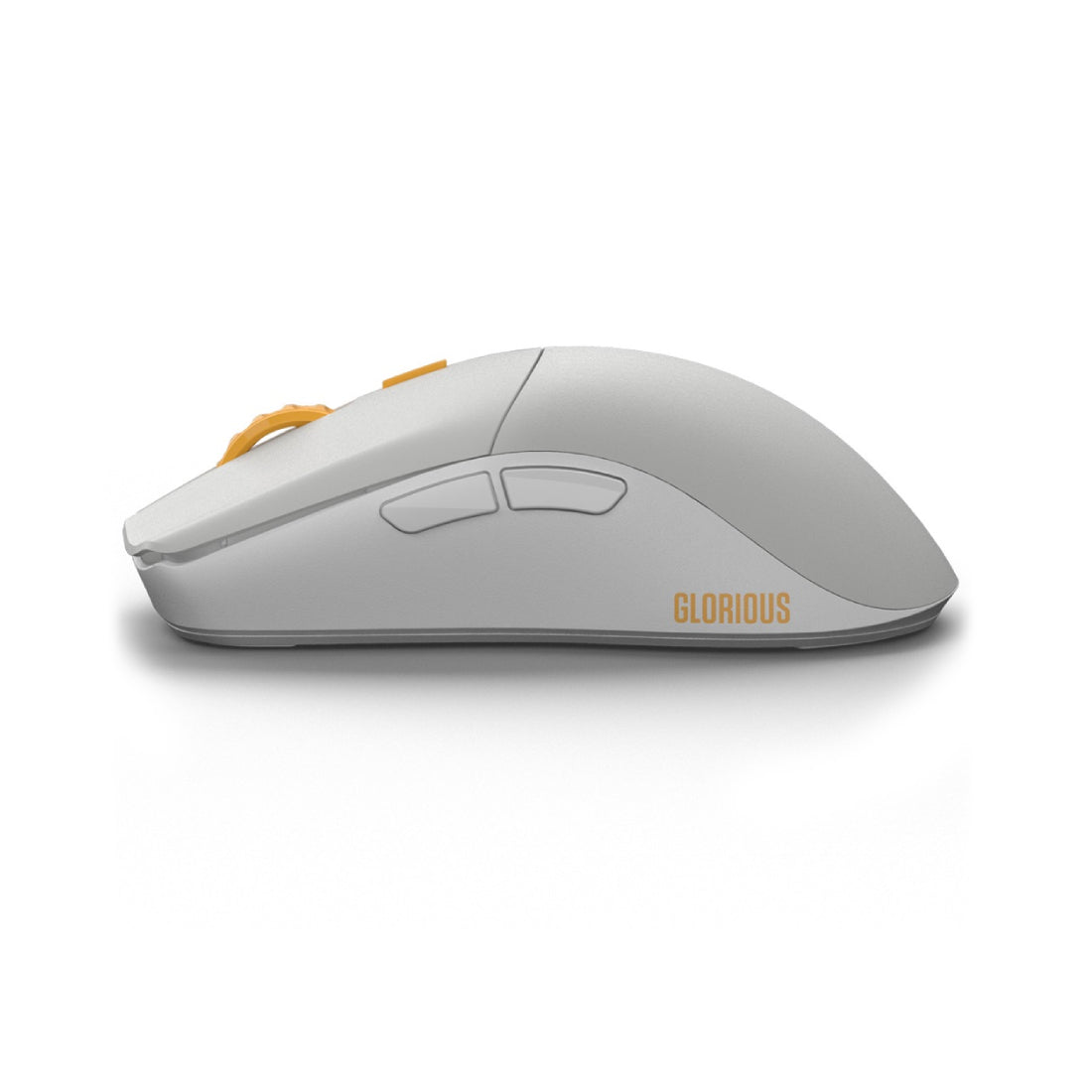 Glorious Series One PRO Wireless Mouse - Grey & Gold (Genos) - فأرة - Store 974 | ستور ٩٧٤