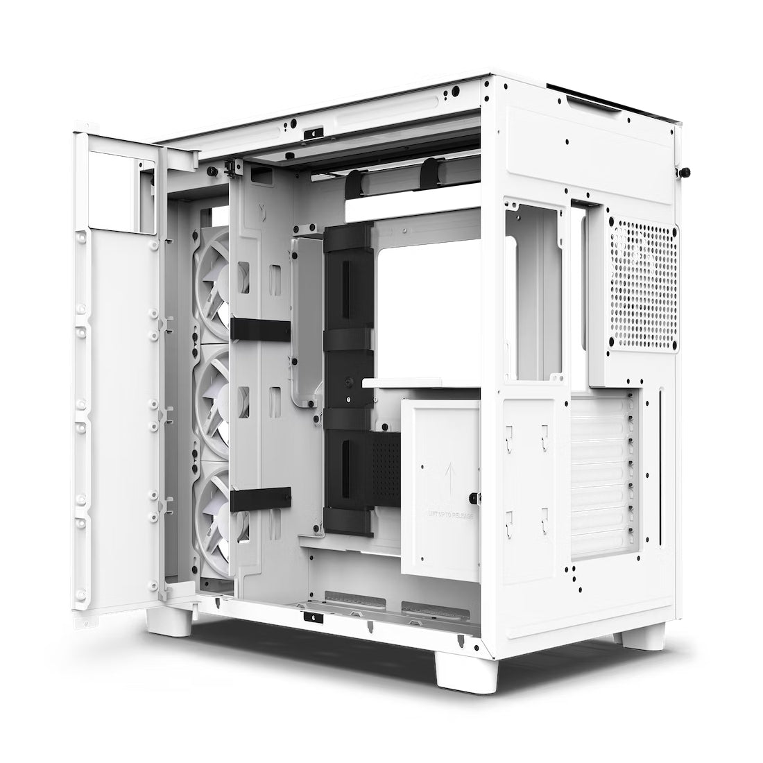 NZXT H9 Elite ATX Mid Tower Case - White - صندوق - Store 974 | ستور ٩٧٤
