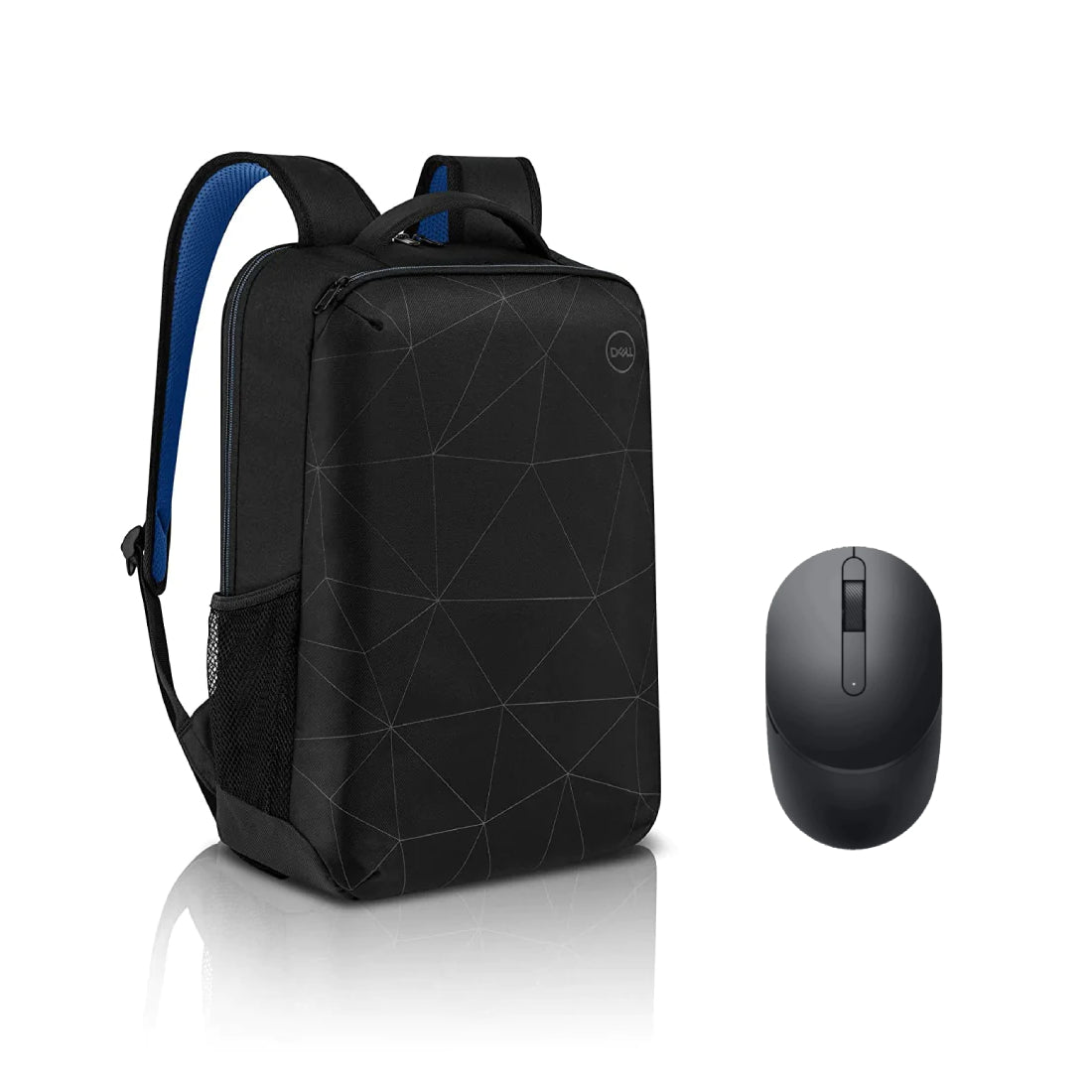 Dell ES1520P Backpack & MS3320W Wireless Mouse - Black - حقيبة حاسوب محمول و فأرة - Store 974 | ستور ٩٧٤