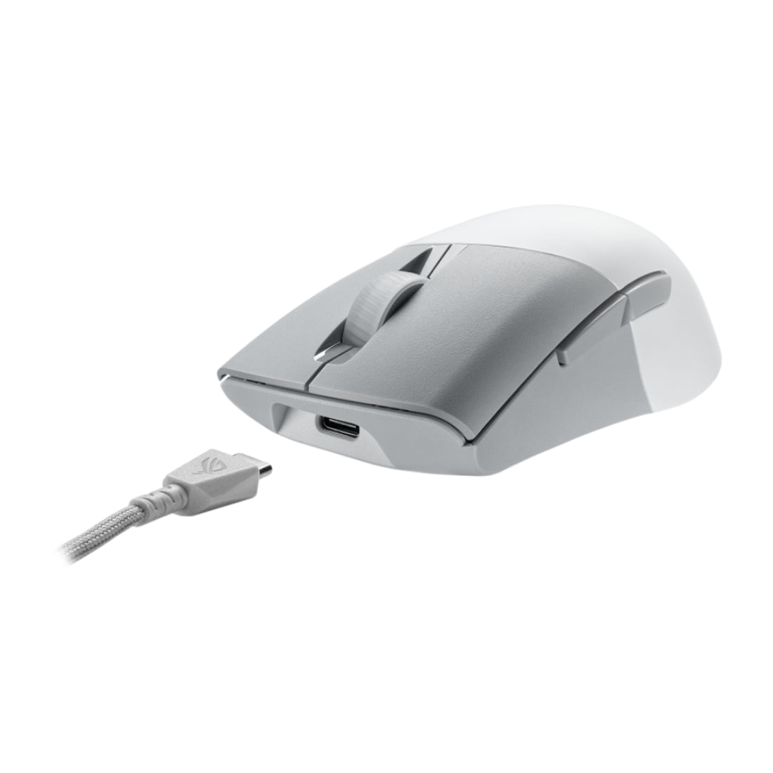 Asus ROG Keris AimPoint Wireless Gaming Mouse - White - فأرة - Store 974 | ستور ٩٧٤