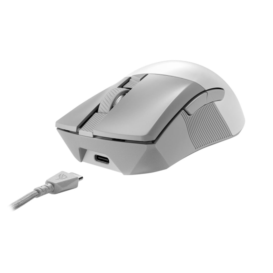 Asus ROG Gladius III P711 Wireless Gaming Mouse - Moonlight White - فأرة - Store 974 | ستور ٩٧٤