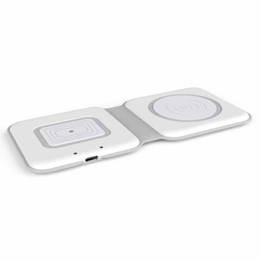 Swiss Military MagSafe MW Power Portable 2-in-1 Wireless Charger - White - شاحن - Store 974 | ستور ٩٧٤