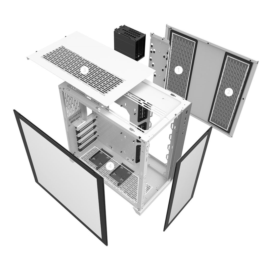 Lian Li PC-O11 Dynamic ATX Mid Tower Case - White - صندوق - Store 974 | ستور ٩٧٤