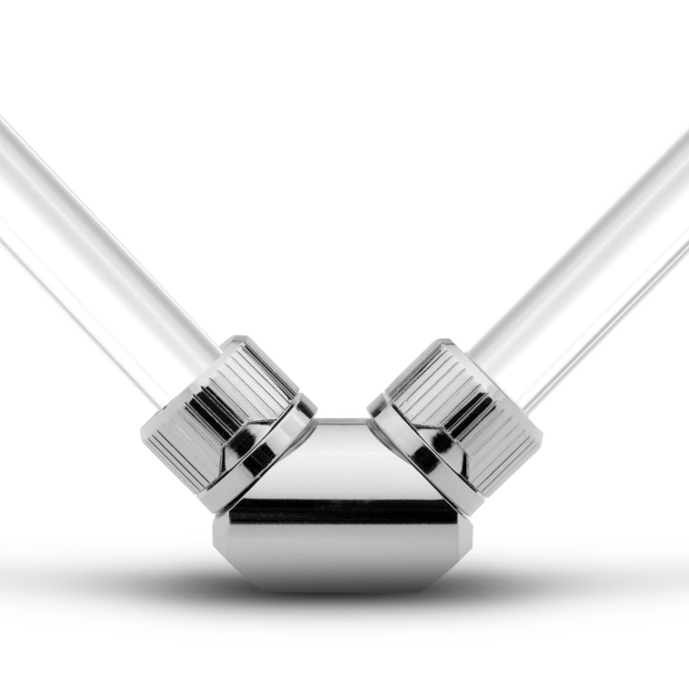 EKWB Quantum Torque Static FF 90° - Nickel - وصلة أنابيب EKWB Quantum Torque Static FF 90° - Nickel - وصلة أنابيب