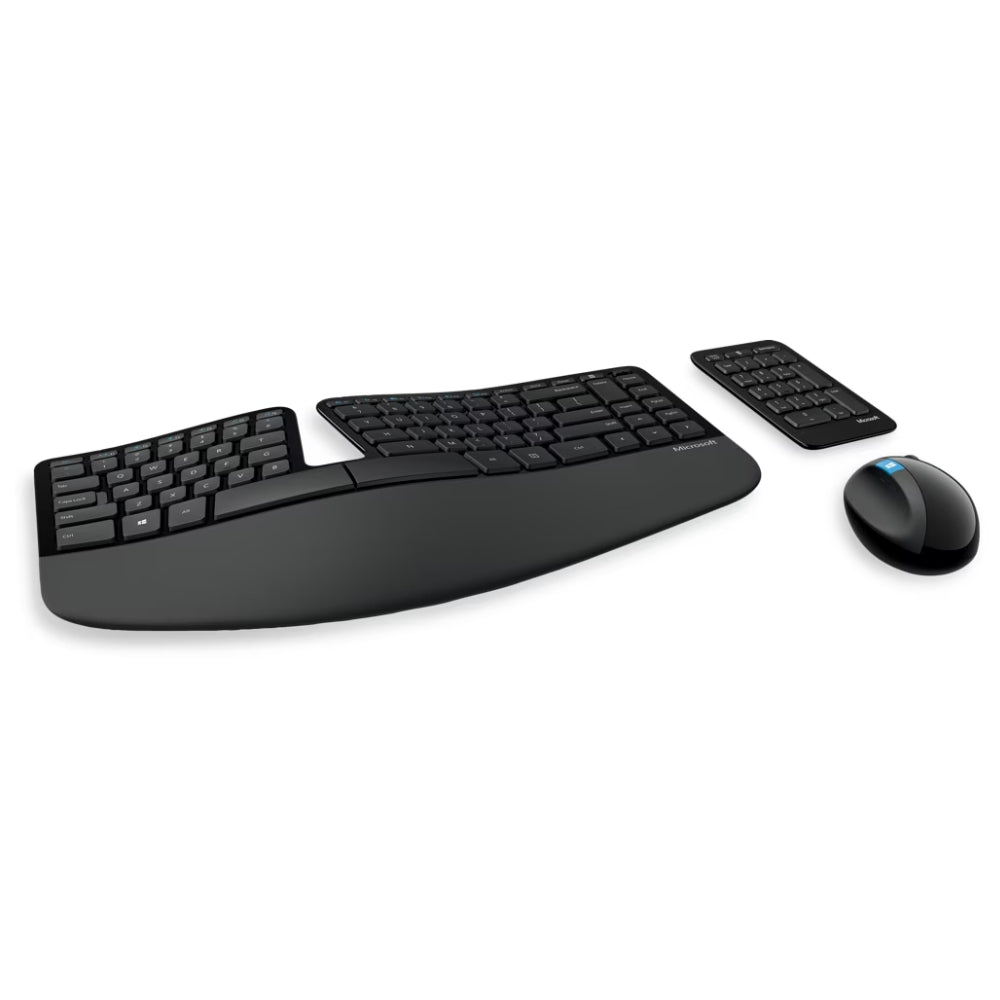 Microsoft Sculpt Ergonomic Desktop Wireless Keyboard and Mouse Combo - لوحة مفاتيح وفأرة - Store 974 | ستور ٩٧٤
