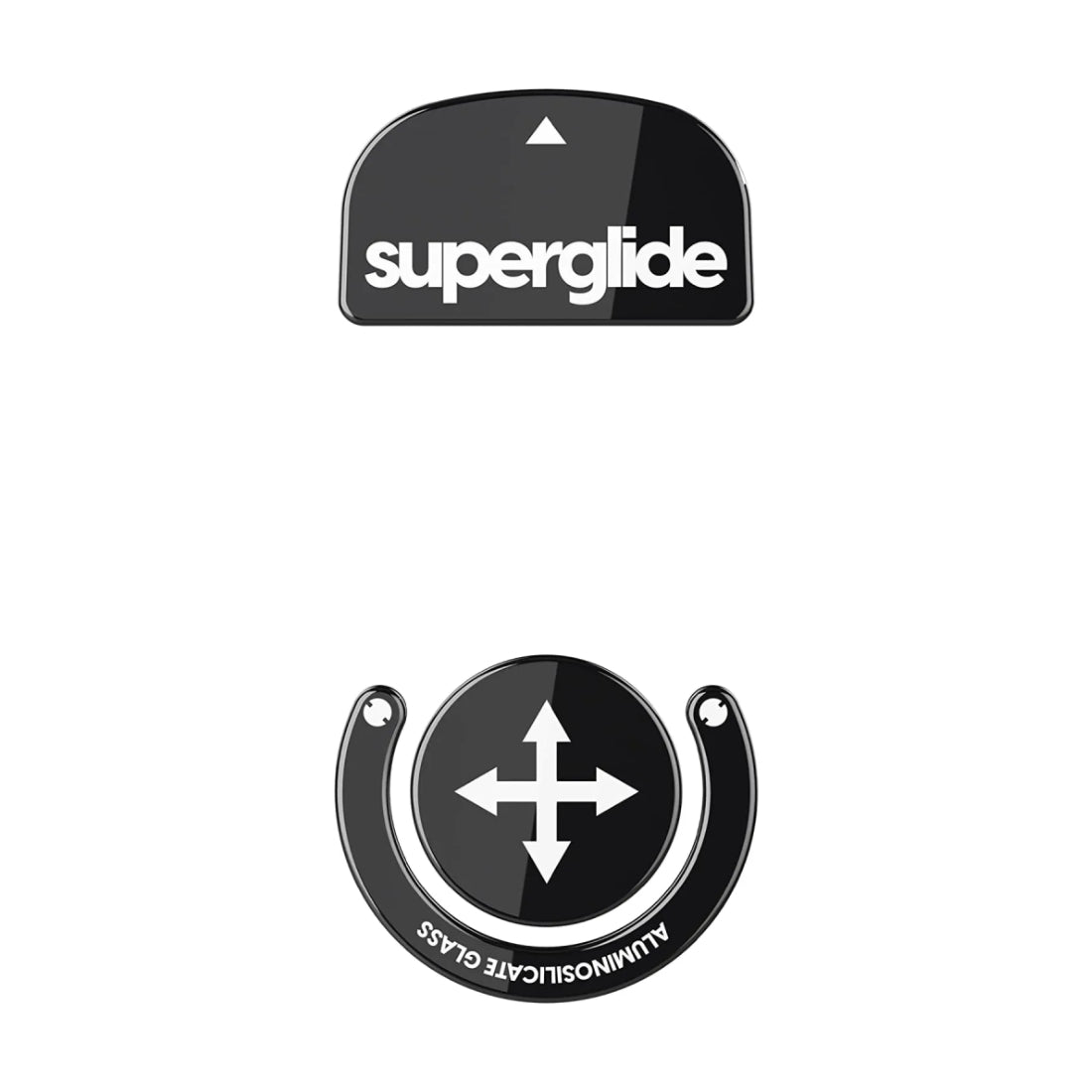 Pulsar Superglide Glass Skates For Logitech GPRO X Superlight - Black - أكسسوار فأرة - Store 974 | ستور ٩٧٤