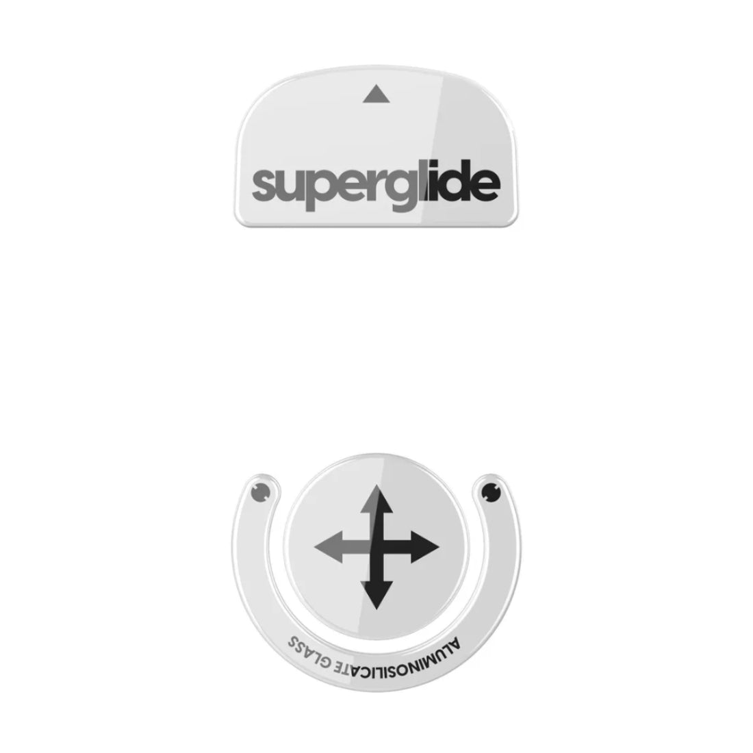 Pulsar Superglide Glass Skates For Logitech GPRO X Superlight - White - أكسسوار فأرة - Store 974 | ستور ٩٧٤