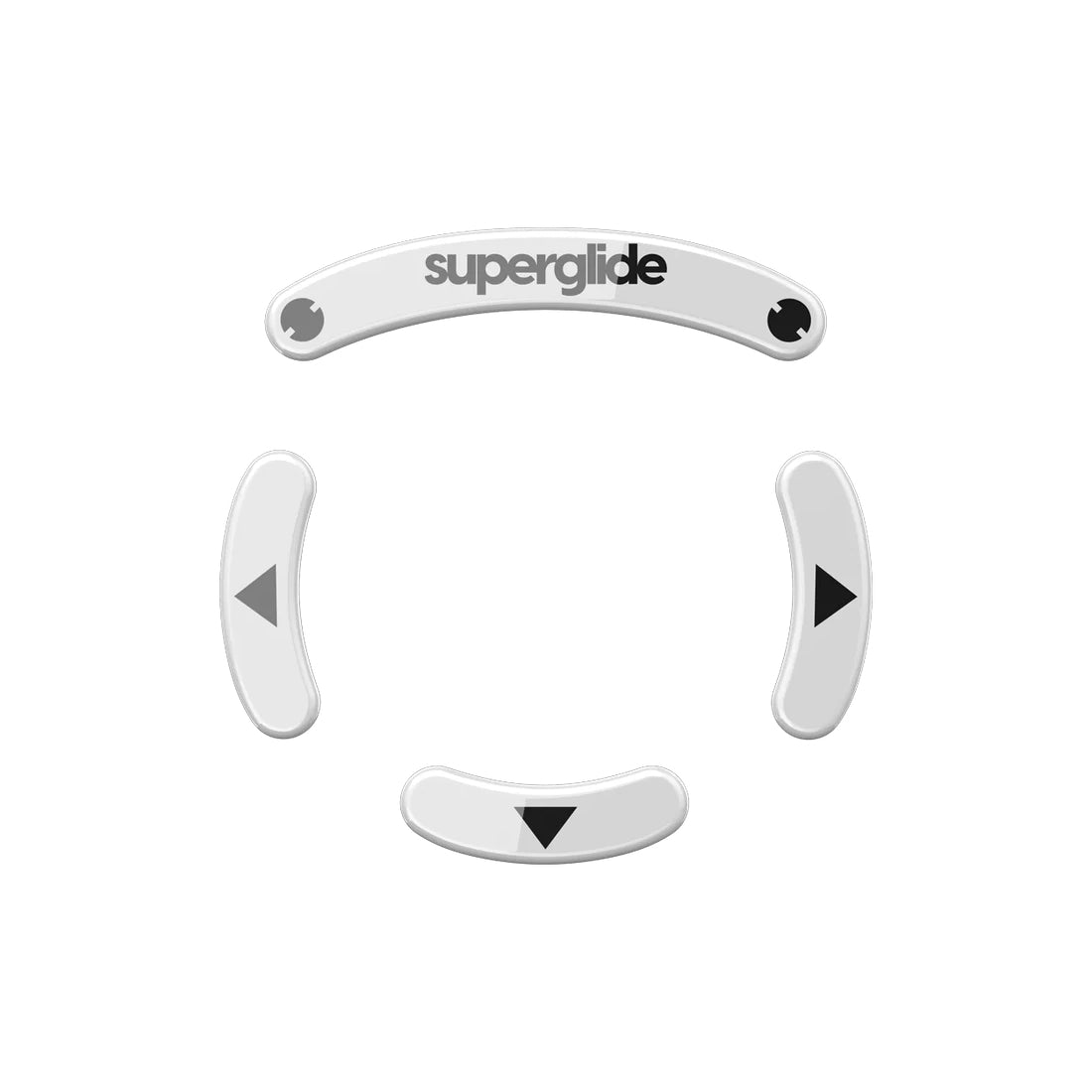 Pulsar Superglide Glass Skates For Logitech PRO Wireless Mouse - White - أكسسوار فأرة - Store 974 | ستور ٩٧٤
