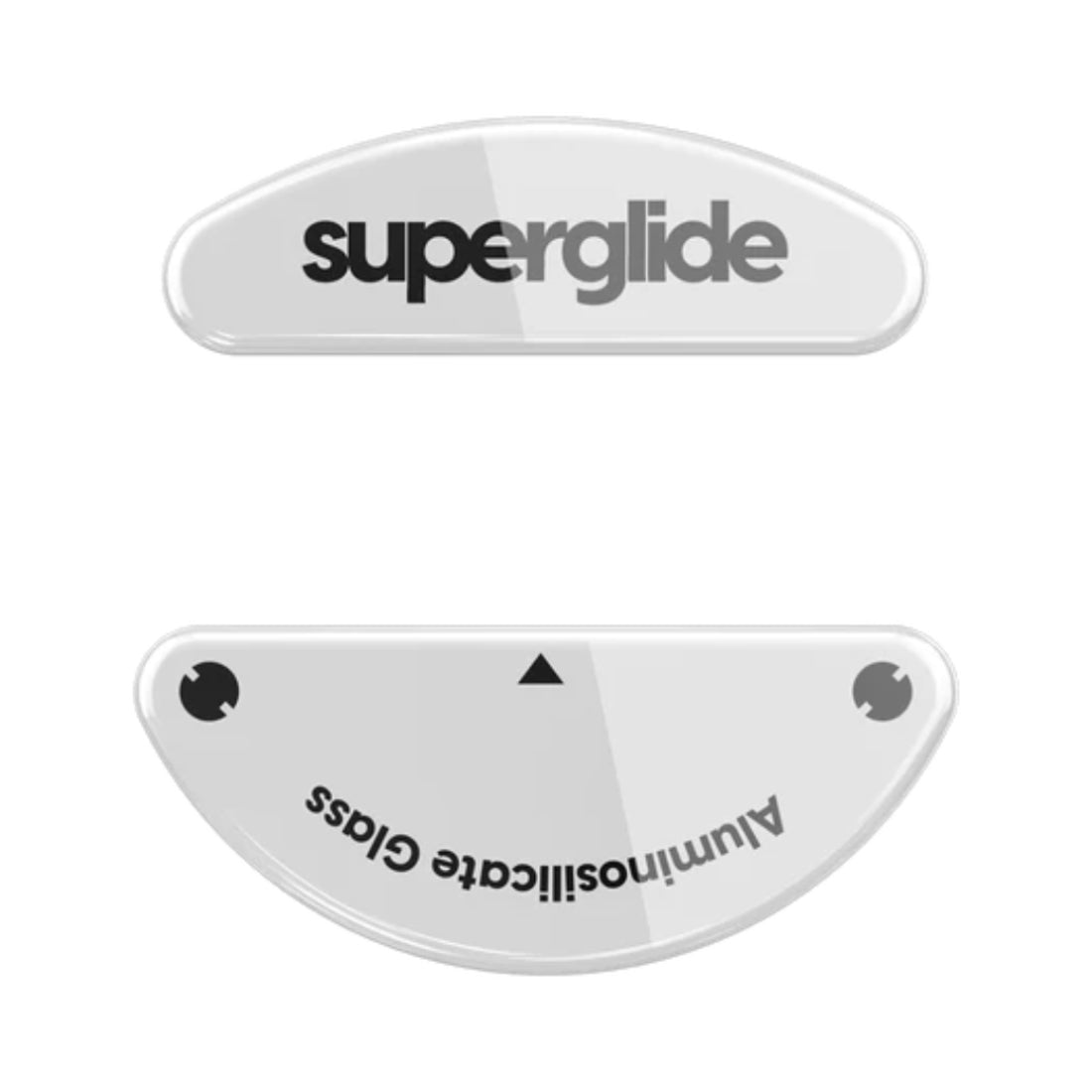 Pulsar Superglide Glass Skates For SteelSeries Aerox 3 / Aerox 9 Wireless - White - أكسسوار فأرة - Store 974 | ستور ٩٧٤