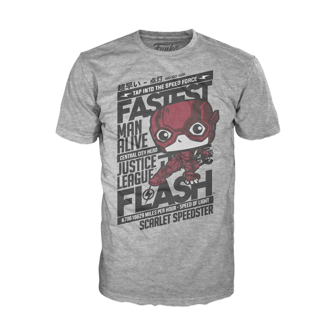 Funko Pop Tee! DC Comics: Flash Skid Movie - M - تي شيرت Funko Pop Tee! DC Comics: Flash Skid Movie - M - تي شيرت