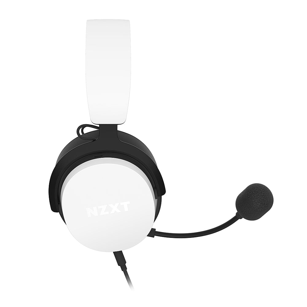 NZXT Relay Wired PC Gaming Headset - White - سماعة NZXT Relay Wired PC Gaming Headset - White - سماعة