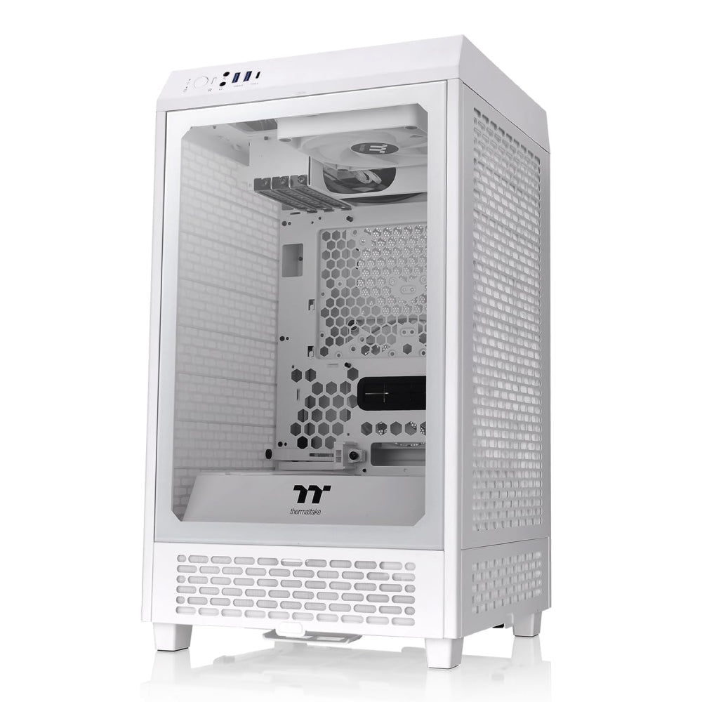 Thermaltake the Tower 200 Mini Gaming Tower Case - Snow - صnadoق Thermaltake the Tower 200 Mini Gaming Tower Case - Snow - صnadoق