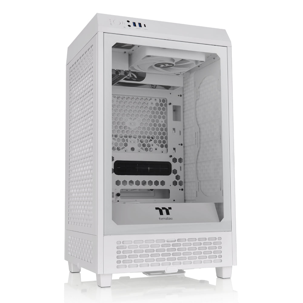 Thermaltake The Tower 200 Mini Gaming Tower Case - Snow - صندوق - Store 974 | ستور ٩٧٤