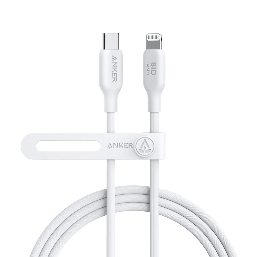Anker 542 USB-C إلى Lightning Bio-Based Cable 1.8 m - White Anker 542 USB-C إلى Lightning Bio-Based Cable 1.8 m - White