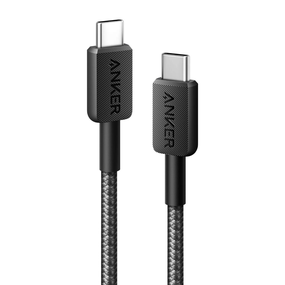 Anker 322 USB-C to USB-C 1.8m Braided Cable - كابل - Store 974 | ستور ٩٧٤