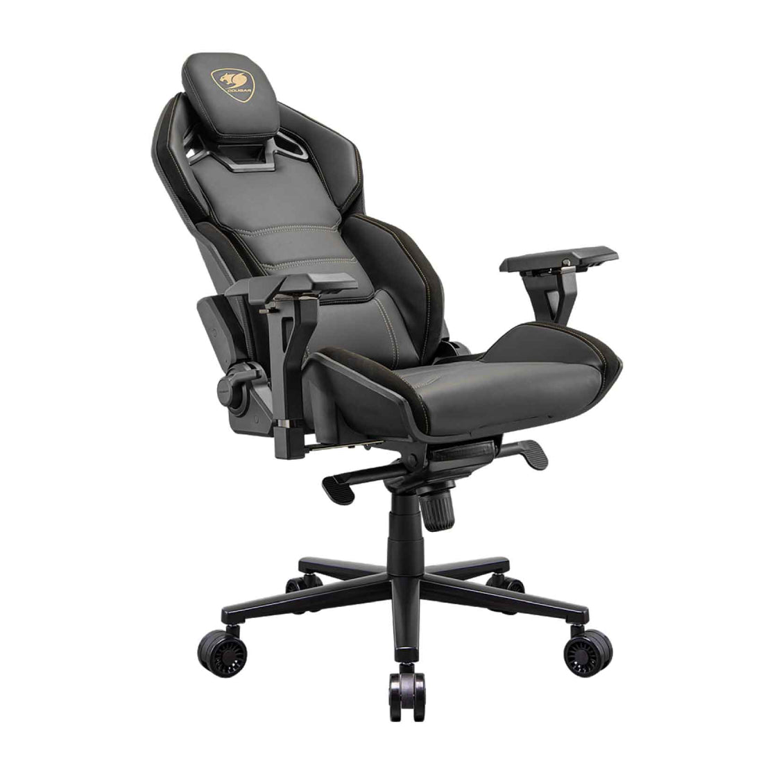 Cougar Hotrod Royal Gaming Chair - Black & Gold - كرسي ألعاب - Store 974 | ستور ٩٧٤