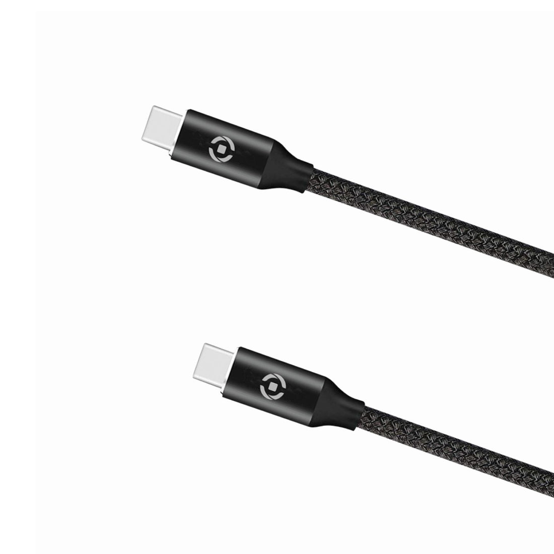 Celly USB-C to USB-C 1m Power Delivery Cable - 60W- Black - كابل Celly USB-C to USB-C 1m Power Delivery Cable - 60W- Black - كابل