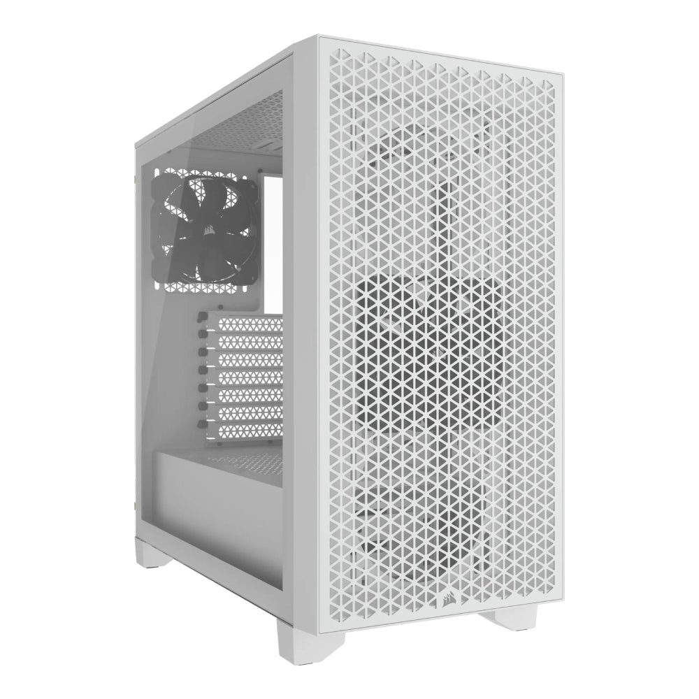 Corsair 3000D Tempered Glass Mid-Tower PC Case - White - صندوق - Store 974 | ستور ٩٧٤
